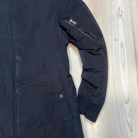 Solid Homme (Wooyoungmi) Long Black Bomber Jacket - Picture 2 of 12